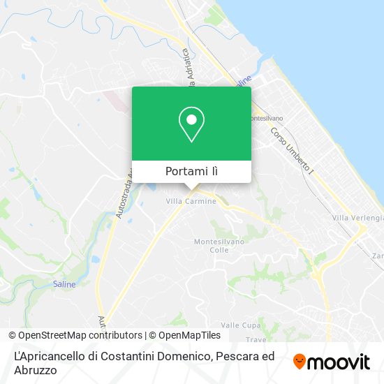 Mappa L'Apricancello di Costantini Domenico