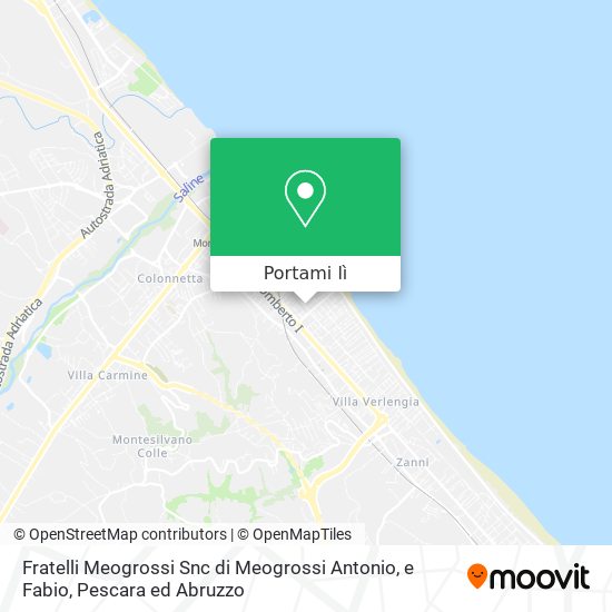 Mappa Fratelli Meogrossi Snc di Meogrossi Antonio, e Fabio