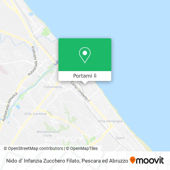 Mappa Nido d' Infanzia Zucchero Filato