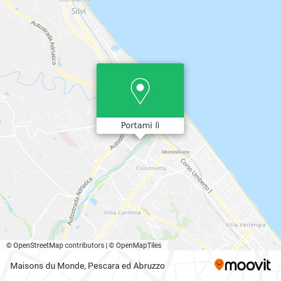 Mappa Maisons du Monde