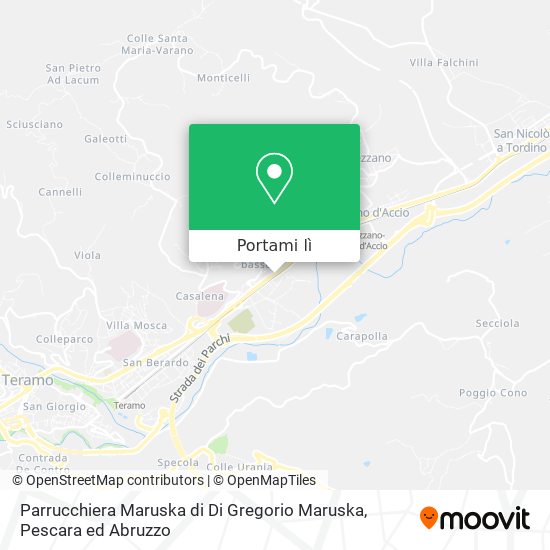 Mappa Parrucchiera Maruska di Di Gregorio Maruska