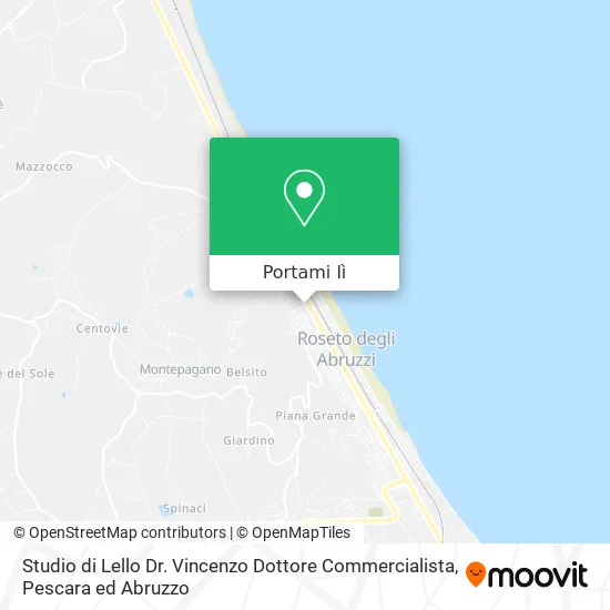 Mappa Studio di Lello Dr. Vincenzo Dottore Commercialista