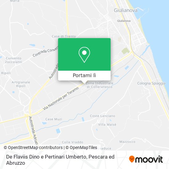 Mappa De Flaviis Dino e Pertinari Umberto