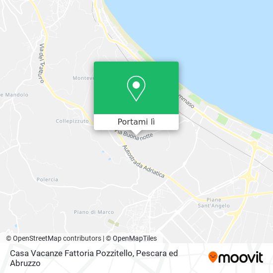 Mappa Casa Vacanze Fattoria Pozzitello
