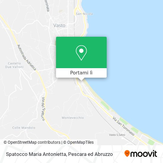 Mappa Spatocco Maria Antonietta