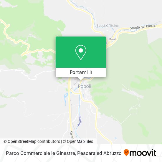 Mappa Parco Commerciale le Ginestre