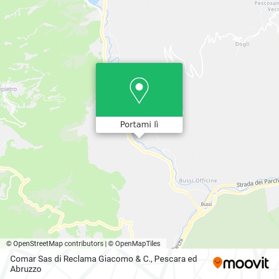 Mappa Comar Sas di Reclama Giacomo & C.