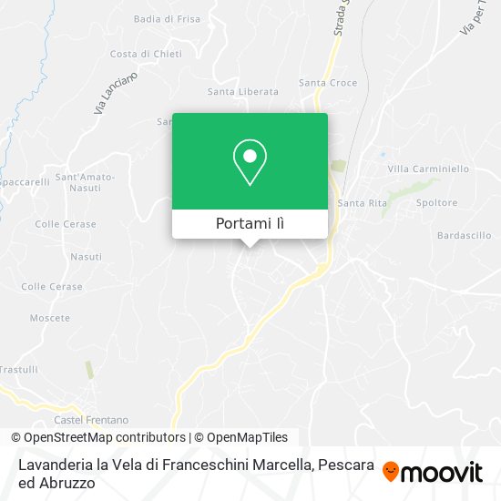 Mappa Lavanderia la Vela di Franceschini Marcella