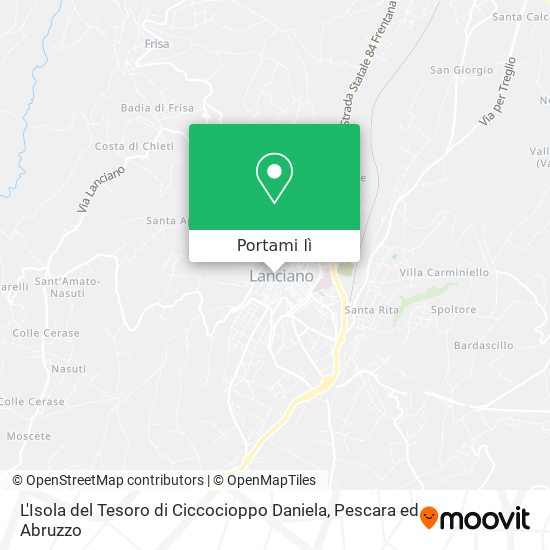 Mappa L'Isola del Tesoro di Ciccocioppo Daniela