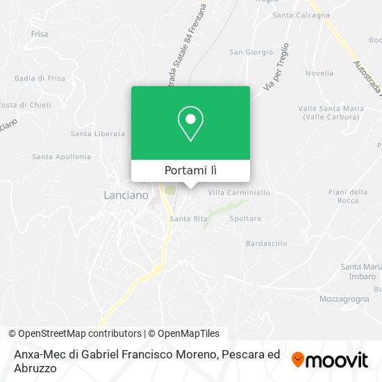 Mappa Anxa-Mec di Gabriel Francisco Moreno