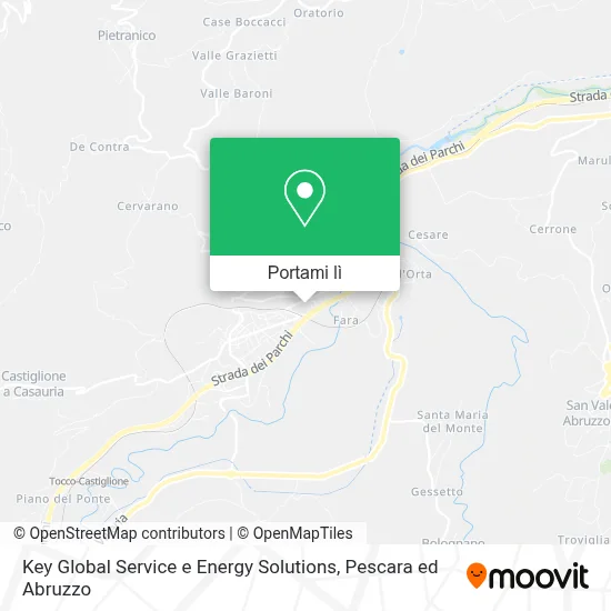Mappa Key Global Service e Energy Solutions