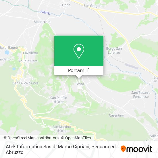 Mappa Atek Informatica Sas di Marco Cipriani