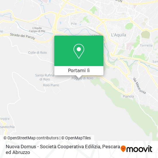 Mappa Nuova Domus - Società Cooperativa Edilizia