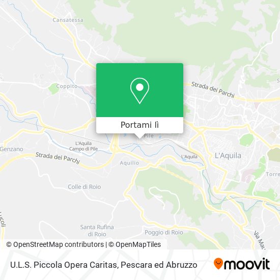 Mappa U.L.S. Piccola Opera Caritas