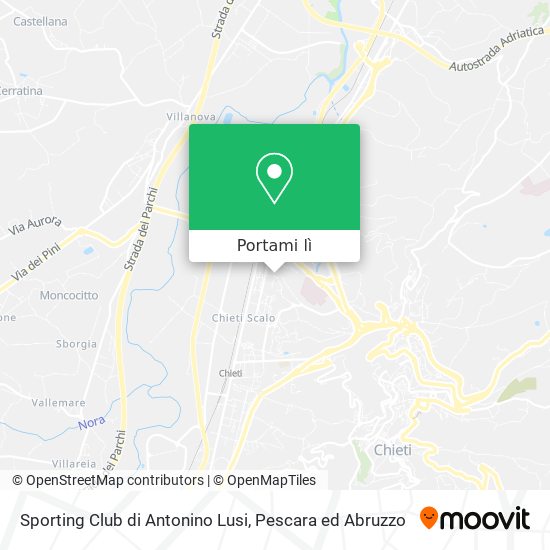 Mappa Sporting Club di Antonino Lusi