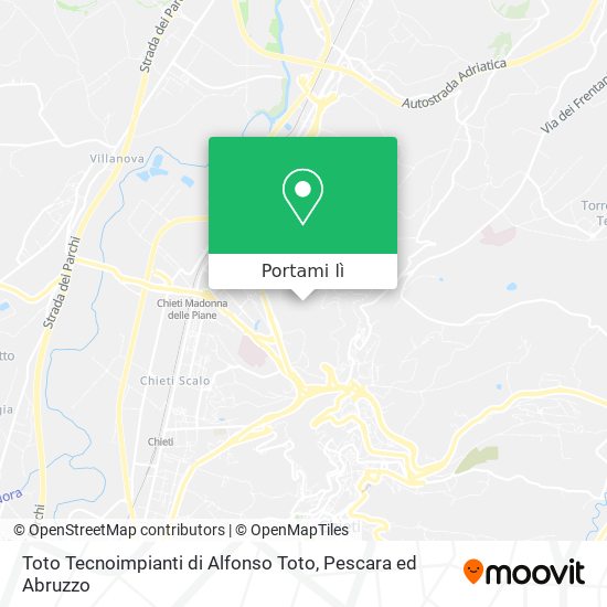 Mappa Toto Tecnoimpianti di Alfonso Toto