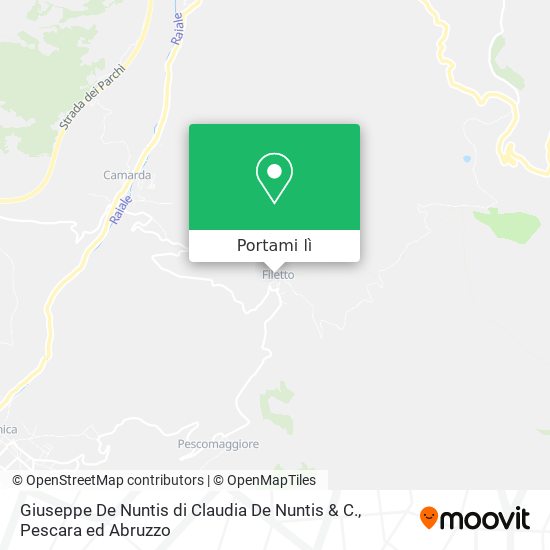 Mappa Giuseppe De Nuntis di Claudia De Nuntis & C.