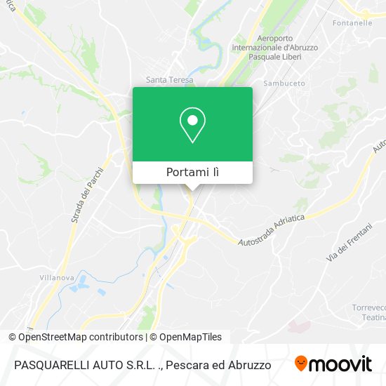 Mappa PASQUARELLI AUTO S.R.L. .