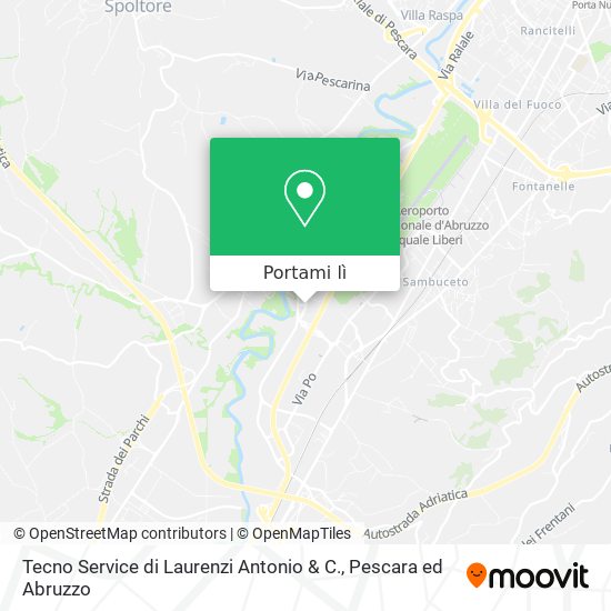 Mappa Tecno Service di Laurenzi Antonio & C.