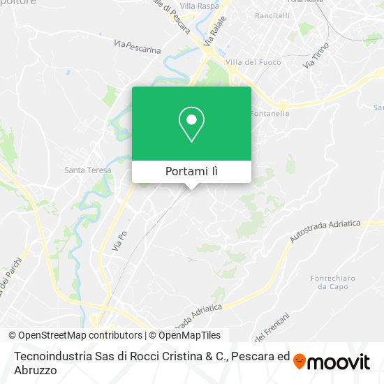Mappa Tecnoindustria Sas di Rocci Cristina & C.