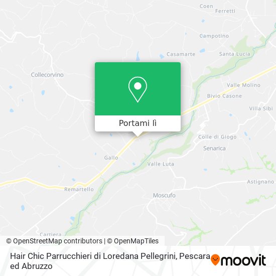 Mappa Hair Chic Parrucchieri di Loredana Pellegrini