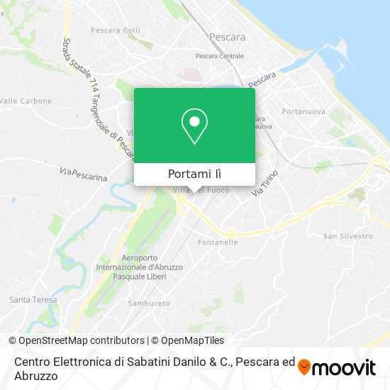Mappa Centro Elettronica di Sabatini Danilo & C.