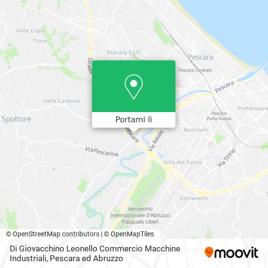 Mappa Di Giovacchino Leonello Commercio Macchine Industriali