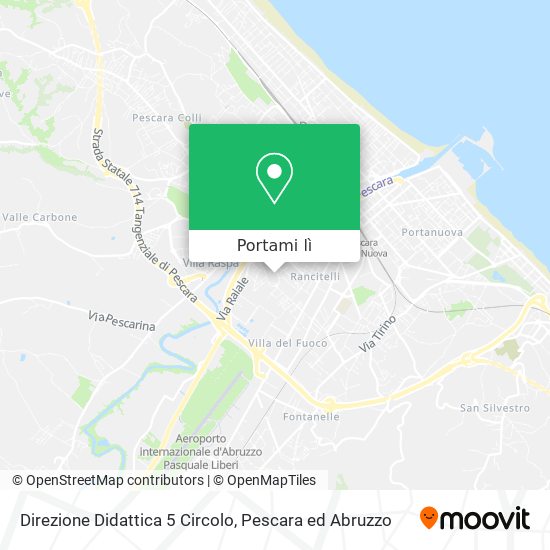 Mappa Direzione Didattica 5 Circolo