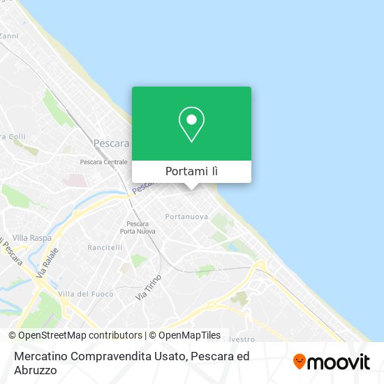 Mappa Mercatino Compravendita Usato