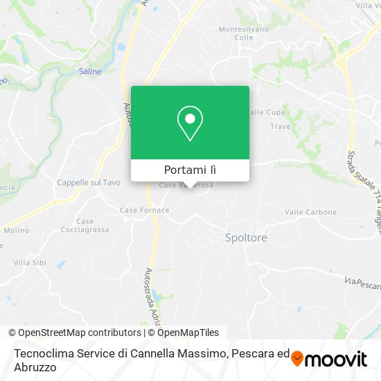 Mappa Tecnoclima Service di Cannella Massimo
