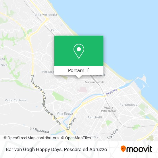 Mappa Bar van Gogh Happy Days