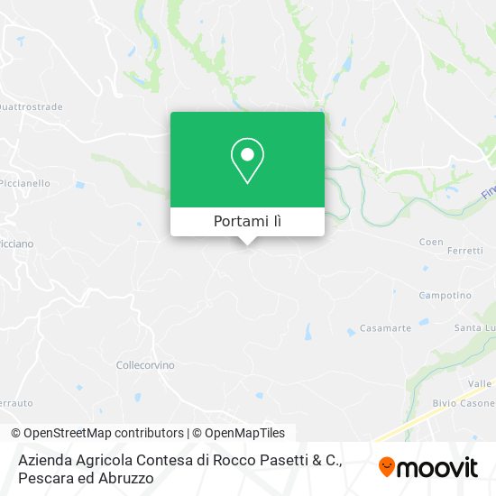 Mappa Azienda Agricola Contesa di Rocco Pasetti & C.