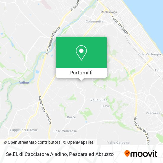 Mappa Se.El. di Cacciatore Aladino