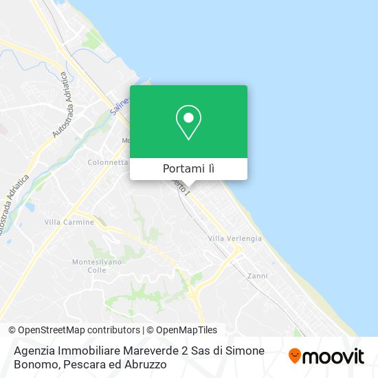 Mappa Agenzia Immobiliare Mareverde 2 Sas di Simone Bonomo