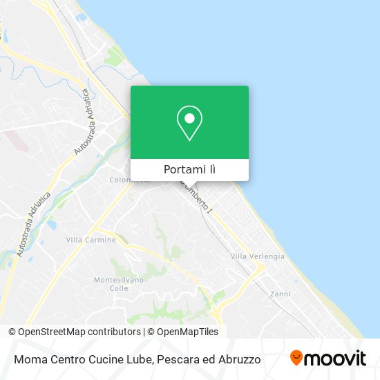 Mappa Moma Centro Cucine Lube