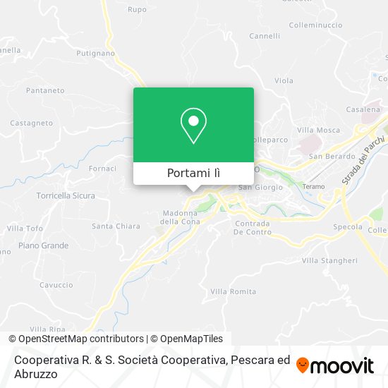 Mappa Cooperativa R. & S. Società Cooperativa