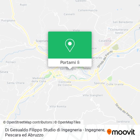 Mappa Di Gesualdo Filippo Studio di Ingegneria - Ingegnere