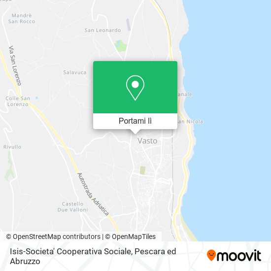 Mappa Isis-Societa' Cooperativa Sociale