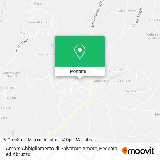 Mappa Amore Abbigliamento di Salvatore Amore