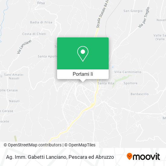 Mappa Ag. Imm. Gabetti Lanciano