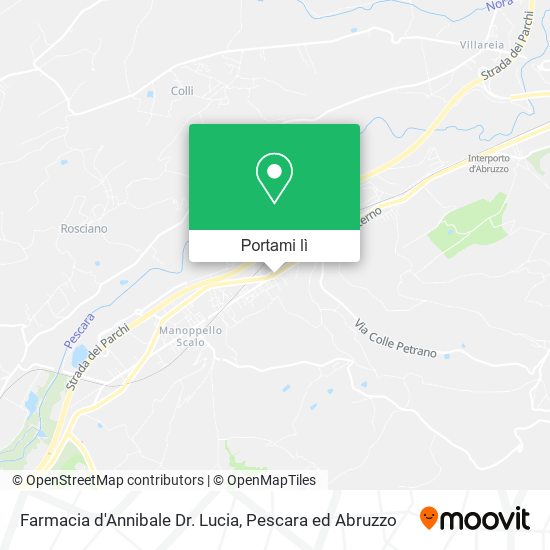 Mappa Farmacia d'Annibale Dr. Lucia