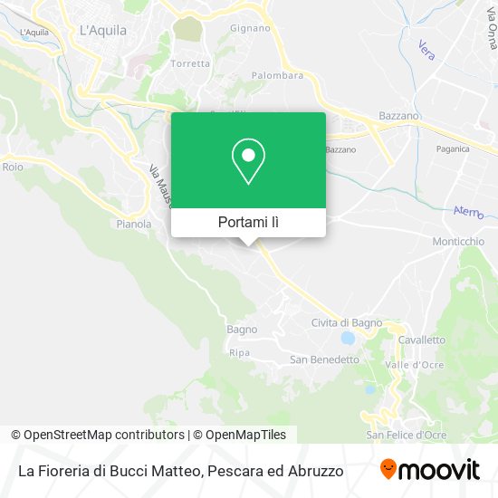 Mappa La Fioreria di Bucci Matteo