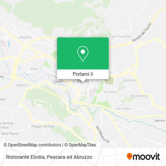 Mappa Ristorante Elodia