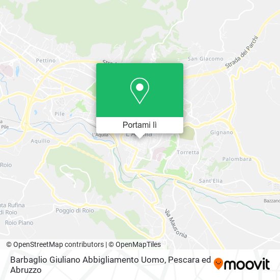 Mappa Barbaglio Giuliano Abbigliamento Uomo