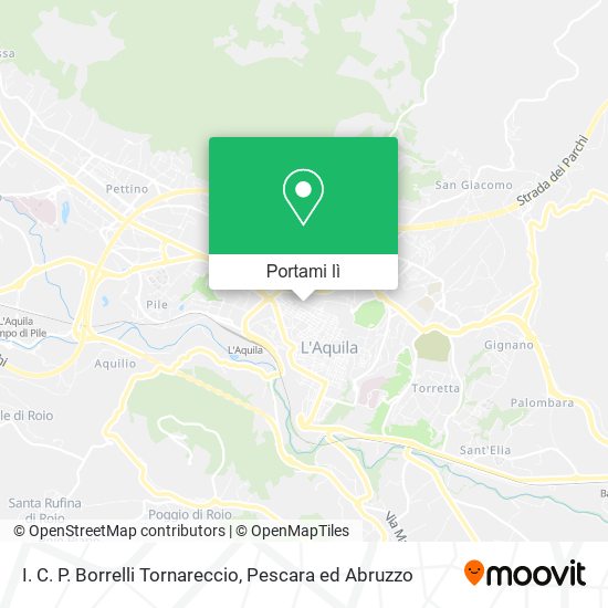 Mappa I. C. P. Borrelli Tornareccio