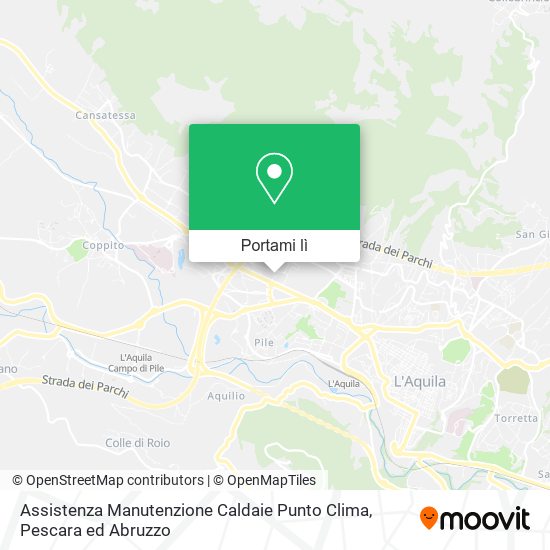 Mappa Assistenza Manutenzione Caldaie Punto Clima