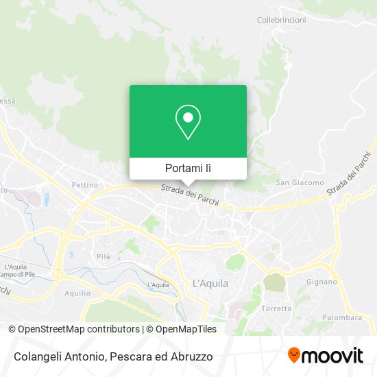 Mappa Colangeli Antonio