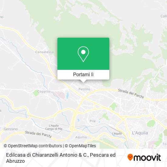 Mappa Edilcasa di Chiaranzelli Antonio & C.