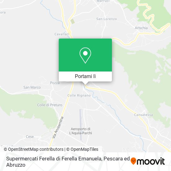 Mappa Supermercati Ferella di Ferella Emanuela