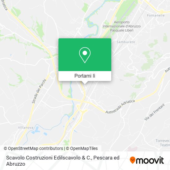 Mappa Scavolo Costruzioni Edilscavolo & C.